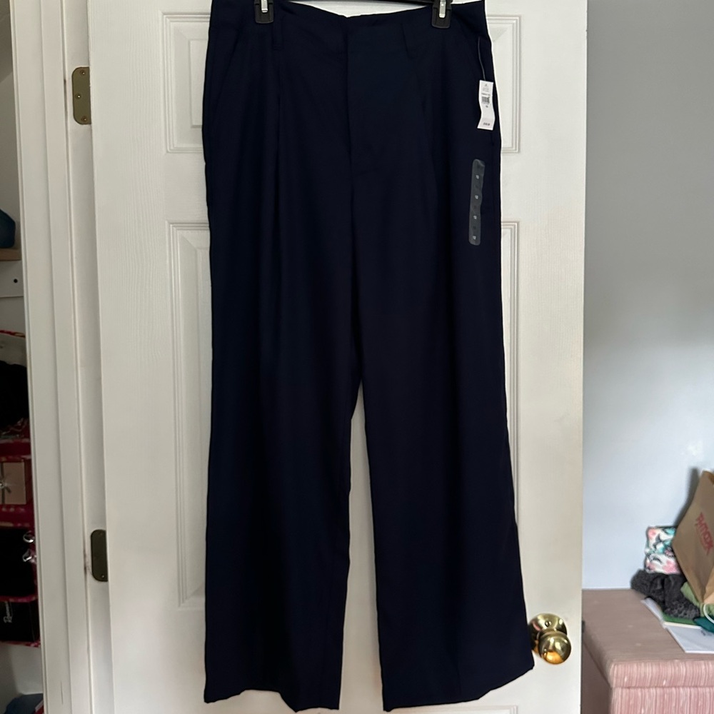 NWT Gap Navy Blue High-rise Trousers